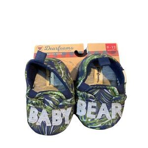 Dearfoams Memory Foam "Baby Bear" Slippers 9-12 Months NWT